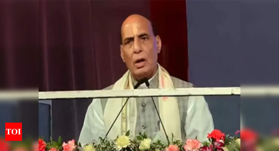 Rajnath Singh avoids handshake with Chinese counterpart at bilateral meet | India News – Times of India