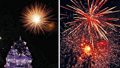 Thrissur Pooram fans thrilled by sample fireworks