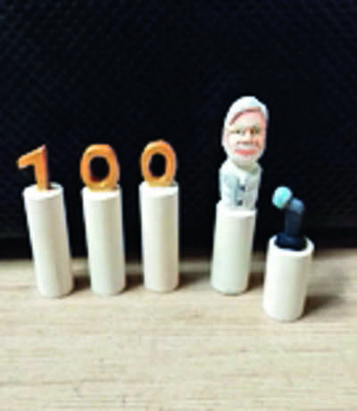 Artist creates micro sculpture of PM Modi