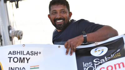 Winds, foggy conditions delay Abhilash Tomy’s arrival in France, but smooth sailing for his records
