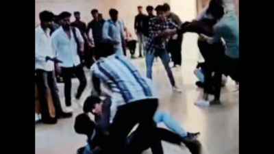 Noida University students clash on campus over use of lift