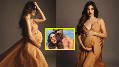 Arjun Rampal and Gabriella Demetriades expecting their second baby; mom-to-be flaunts her baby bump; Amy Jackson, Kajal Aggarwal and others congratulate the couple