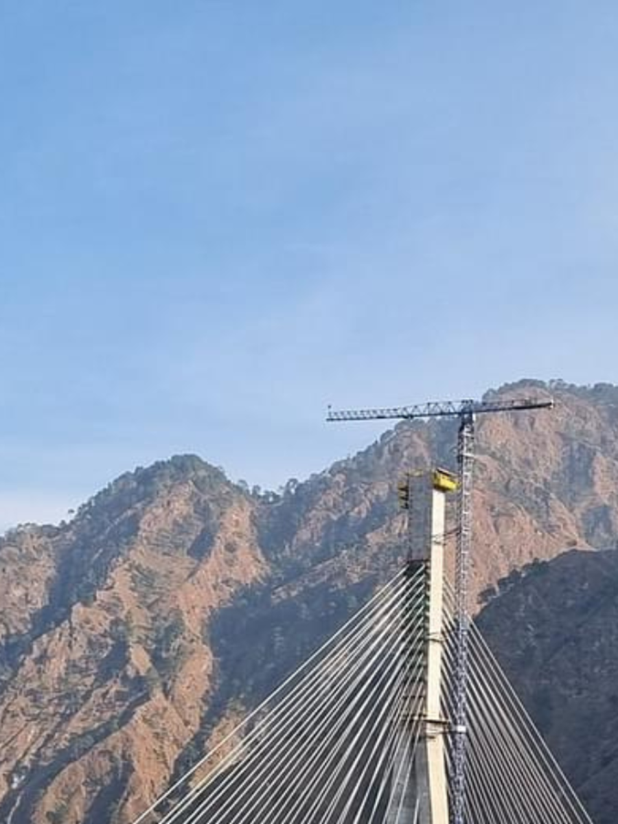 India's First Cable-stayed Bridge, Anji Khad, Ready In 11 Months ...