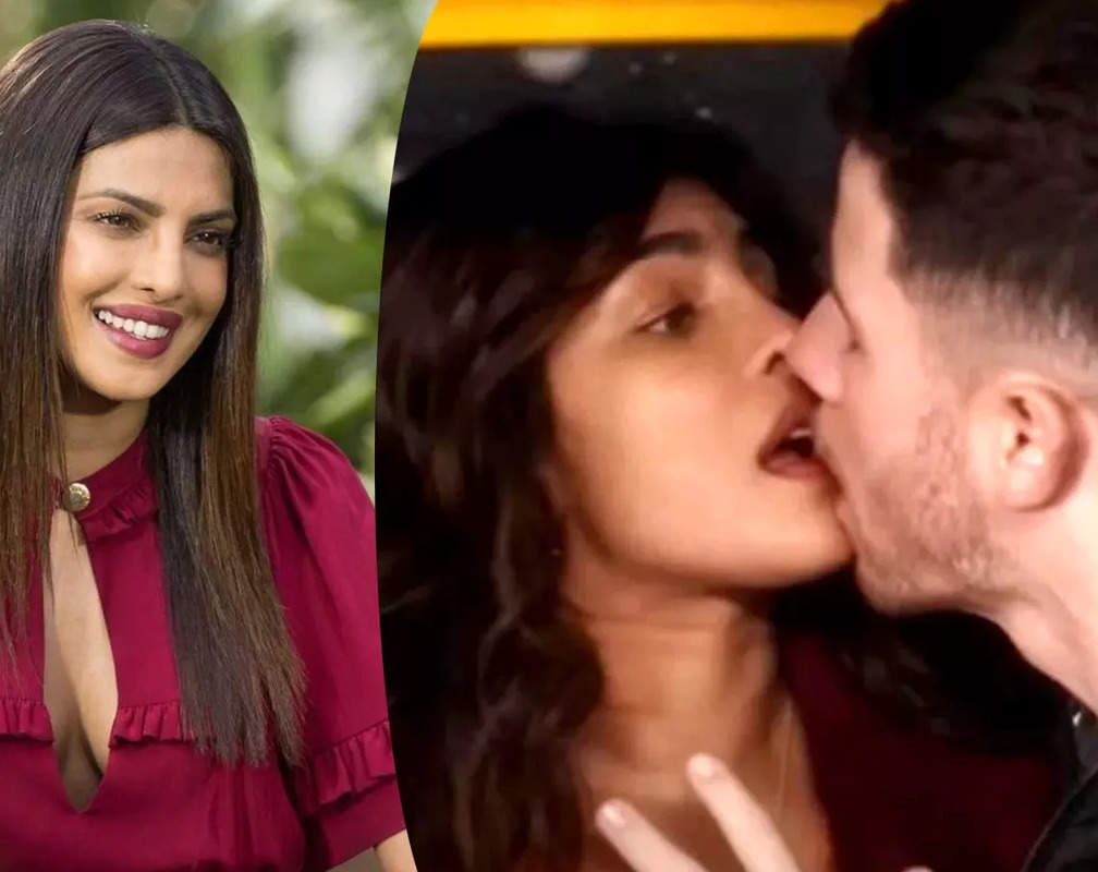 
Priyanka Chopra Jonas on her awkward kissing scene with Nick Jonas in 'Love Again': 'Thank God it was my husband because that was a familiar saliva'
