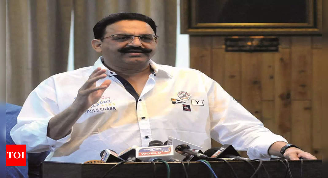 Mukhtar Ansari Gets 10 Years In Jail In Gangsters Act Case Lucknow News Times Of India 5019