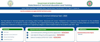 AP POLYCET 2023 registration ends today on polycetap.nic.in, details here