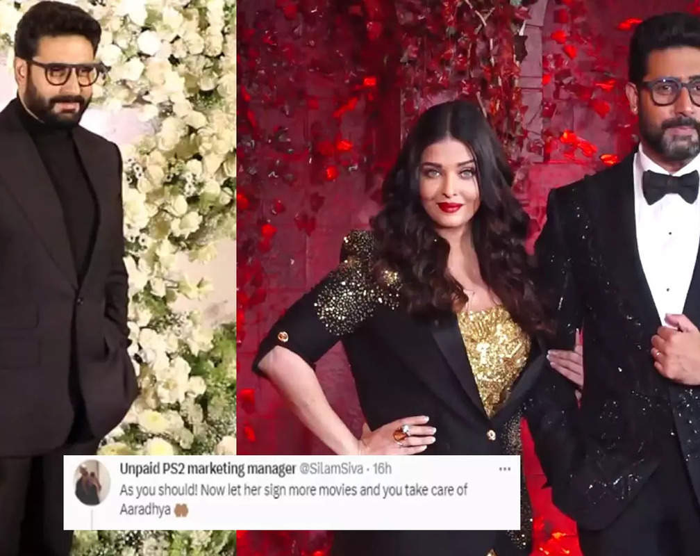 
Abhishek Bachchan gives a classy response to troll asking him to ‘let’ Aishwarya Rai Bachchan sign more films and he takes care of Aaradhya. CHECK OUT
