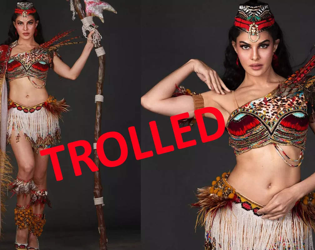 
Jacqueline Fernandez drops pictures in unique tribal-inspired look; netizens say 'Chor Bazaar Wonder Woman'
