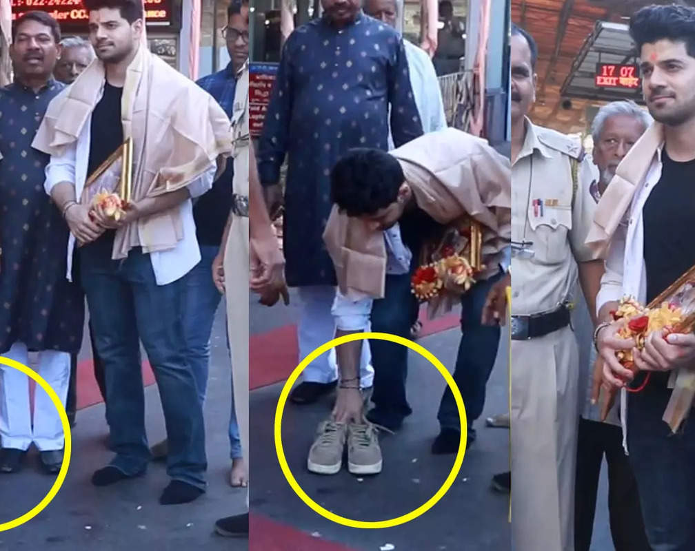 
Sooraj Pancholi holds Lord Ganesha's frame with the same hand he touches his shoes; netizens say 'You are insulting the Hindu religion'
