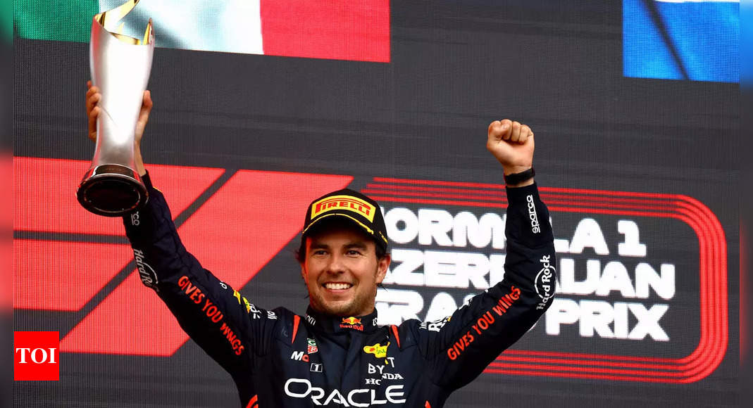 F1: Sergio Perez leads Red Bull 1-2 on streets of Baku | Racing News – Times of India