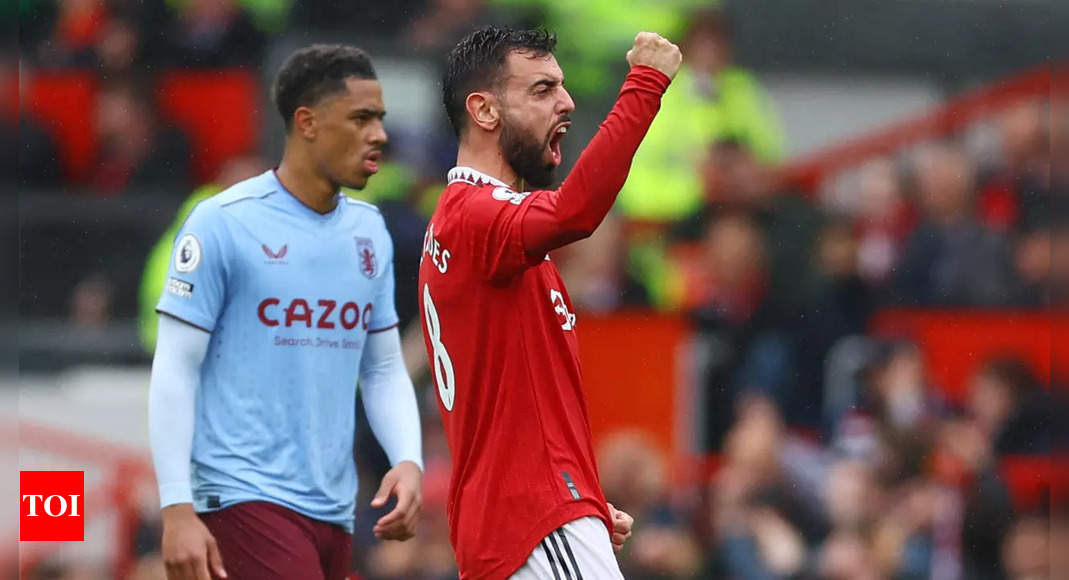 EPL: Manchester United beat Aston Villa 1-0 to consolidate top four | Football News – Times of India