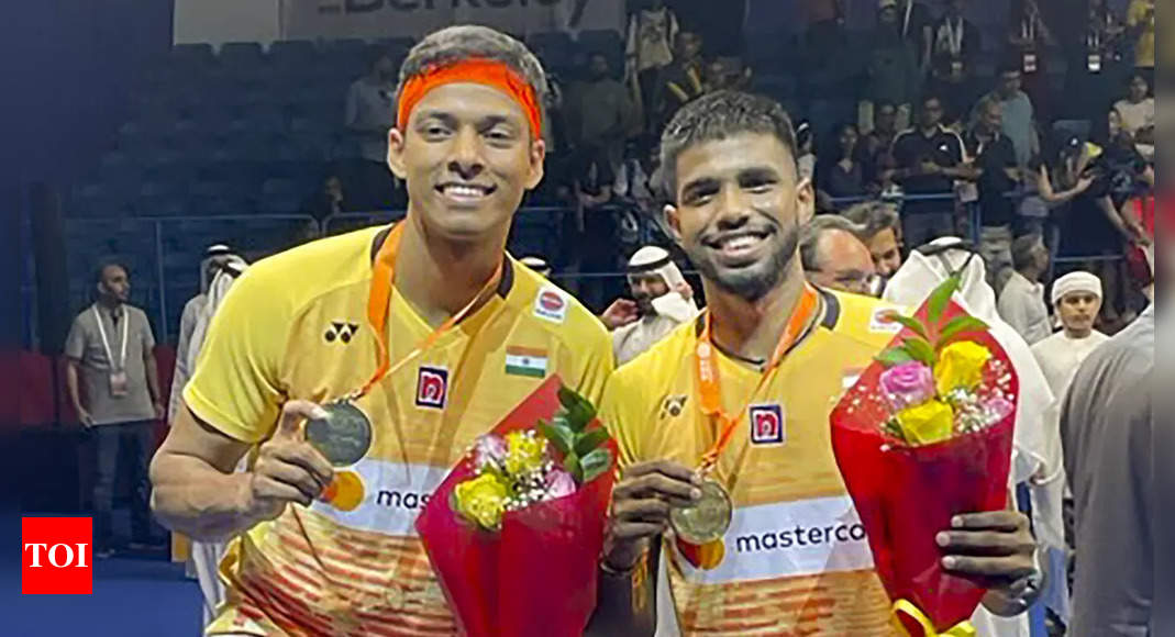 Satwiksairaj Rankireddy and Chirag Shetty clinch Asia Championships doubles title | Badminton News – Times of India
