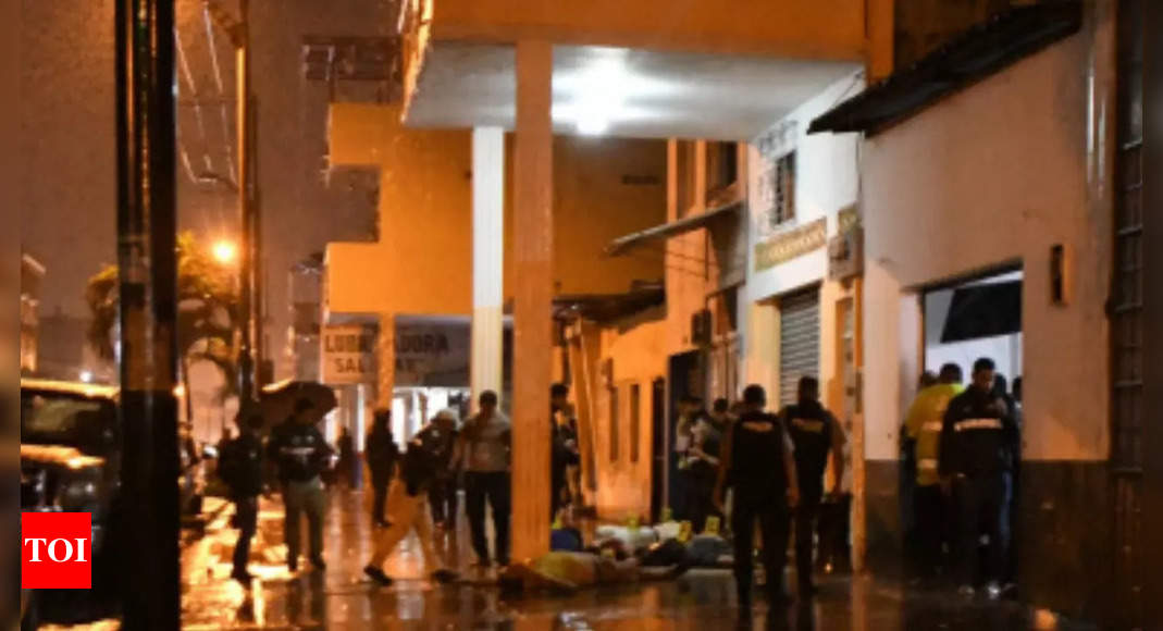 Guayaquil: Armed attackers kill 10, wound 3 in Ecuador port Guayaquil – Times of India