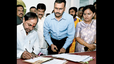 Telangana CM K Chandrasekhar Rao opens towering secretariat, blasts political lilliputs