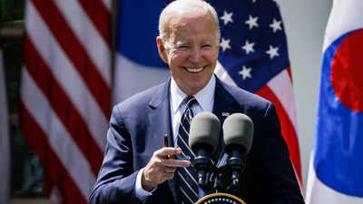‘Call me old, I call it being seasoned’: Biden jokes about age at press event