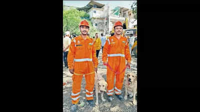 Bhiwandi building crash: NDRF's smart canines sniff out victims