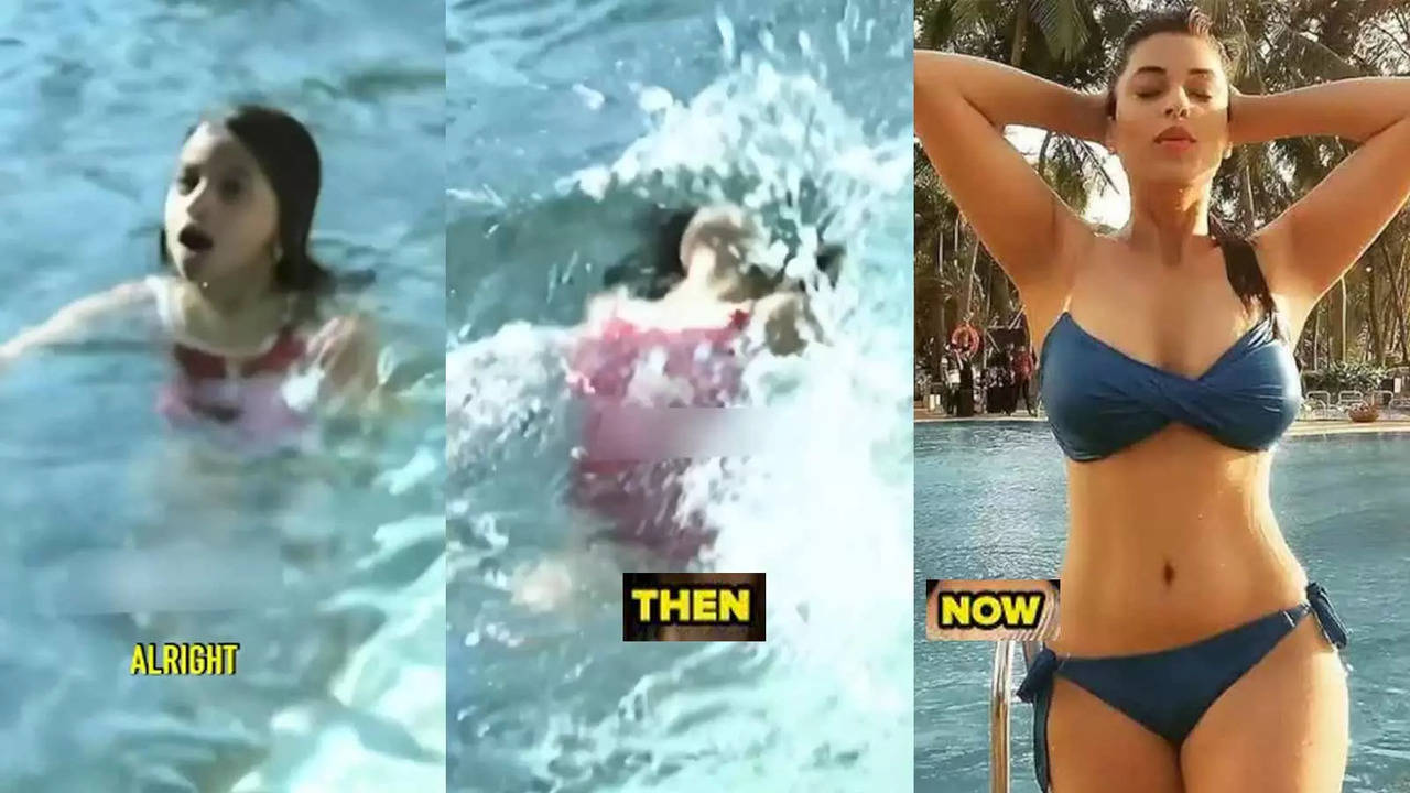 Suhana Khan Pool Video: Shah Rukh Khan gets impressed as little Suhana  performs back-flips in swimming pool in this old video