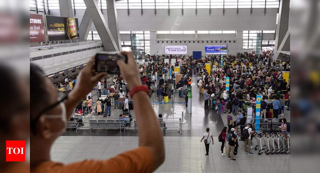 Power outage cancels flights at Manila’s international airport – Times of India
