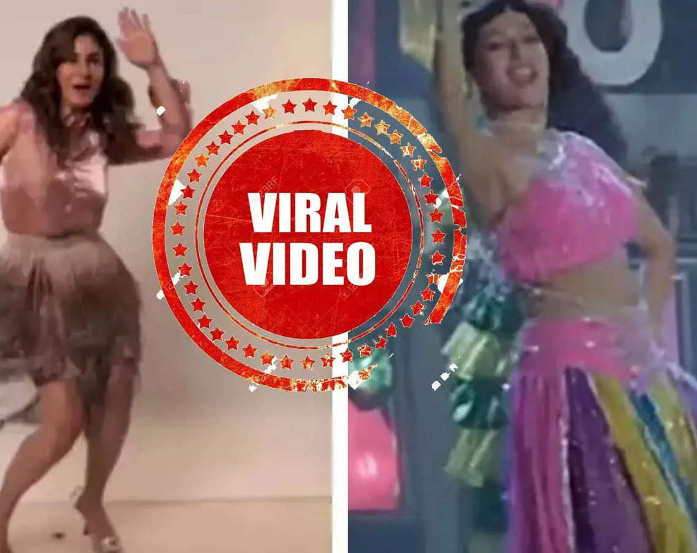 
48-year-old Raveena Tandon dances to Madhuri Dixit's ICONIC song 'Ek Do Teen' in THIS viral video- WATCH IT
