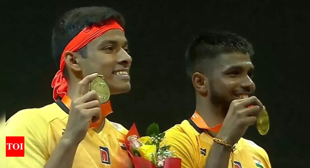 Satwik-Chirag become first Indian pair to win continental badminton title | Badminton News – Times of India