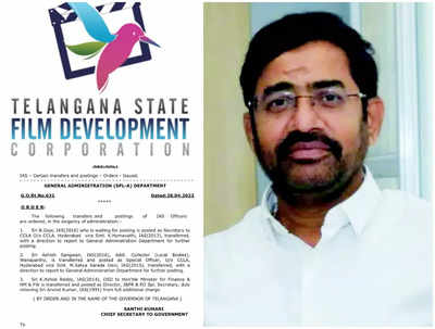 A New managing director for The Telangana State Film Development Corporation (T-FDC) has been appointed