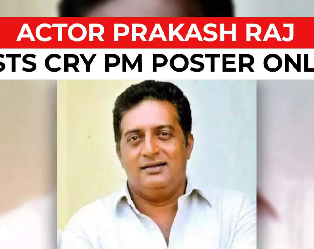 
After Priyanka Gandhi, actor Prakash Raj too slams PM Modi, posts 'Cry PM' poster online

