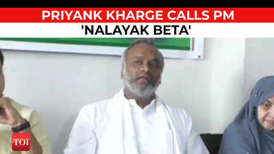 After Mallikarjun Kharge's snake jibe on PM, son Priyank Kharge calls PM Modi 'Nalayak beta'