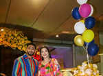 Mom-to-be Gauahar Khan glows in a floral gown at her baby shower, Gautam Rode, Pankhuri Awasthy, Mahhi Vij & others mark their presence