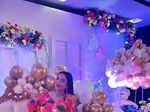 Mom-to-be Gauahar Khan glows in a floral gown at her baby shower, Gautam Rode, Pankhuri Awasthy, Mahhi Vij & others mark their presence