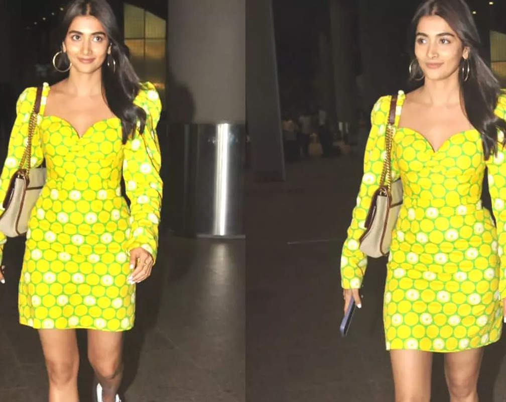 
Watch: Pooja Hegde shines like a sunflower in yellow dress
