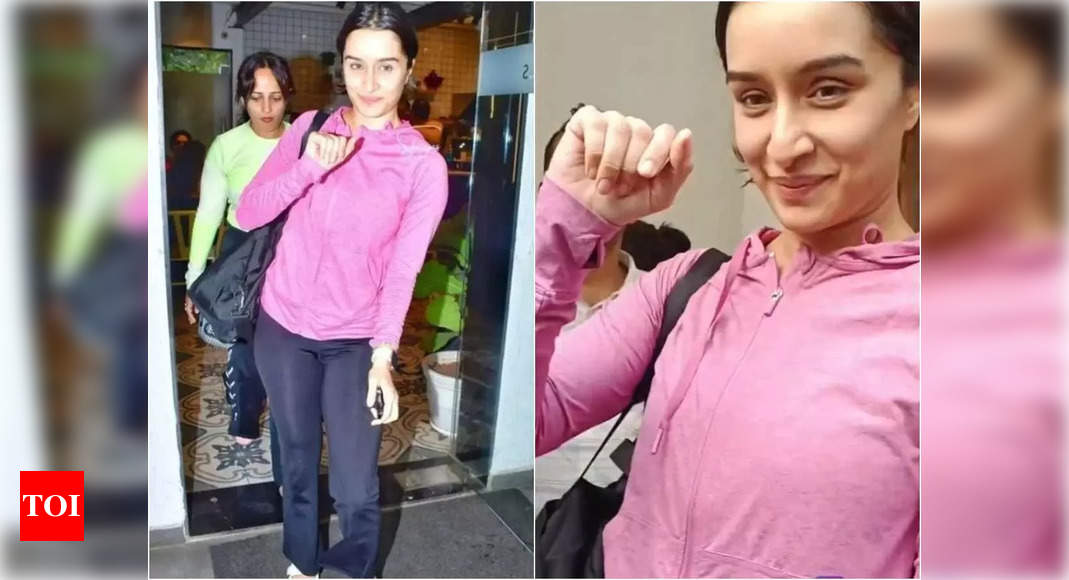 Shraddha Kapoor wins hearts with her no-makeup look, netizens admire her simplicity and unfiltered personality | Hindi Movie News – Times of India