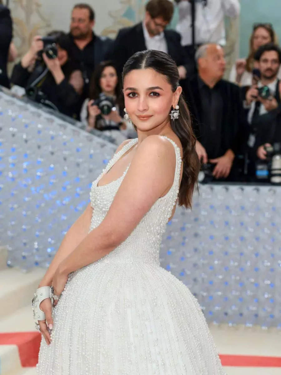 Alia Bhatt At Met Gala 2023: Subtle Glam, Pearls And Everything ...