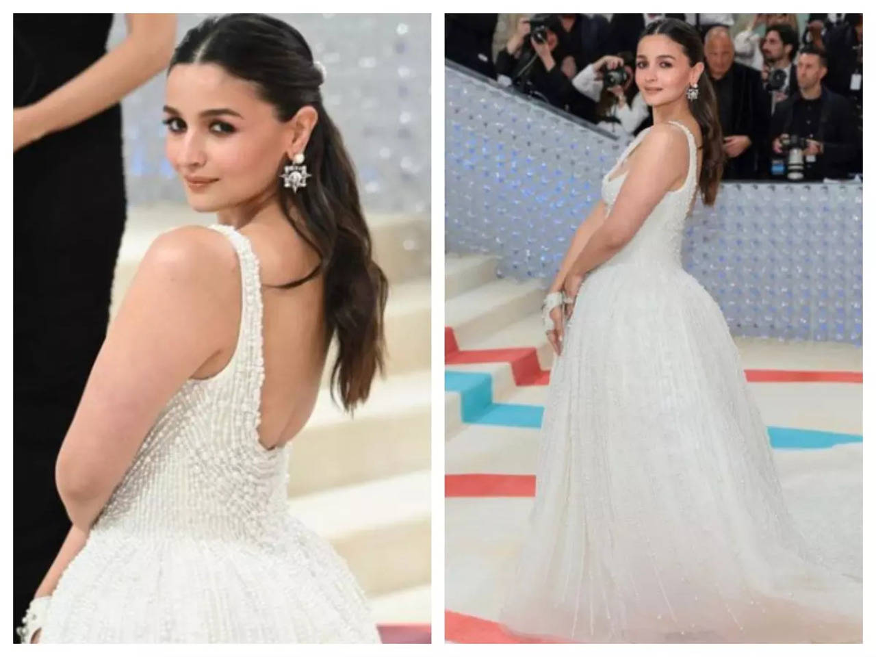 Decoding Alia Bhatt's pearly white princess bride look at Met Gala 2023 |  Hindi Movie News - Times of India