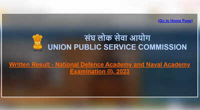 UPSC NDA, NA 1 Result 2023 declared on upsc.gov.in, download result PDF here