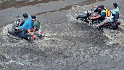 Hyderabad rain: Wobbly drain conduits repeat same flood story