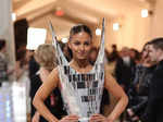 Met Gala 2023: Natasha Poonawalla goes for the edgy look in a silver Schiaparelli gown