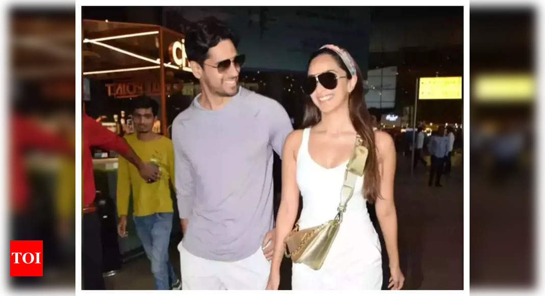 Sidharth Malhotra shares a warm hug with wife Kiara Advani as he comes to pick her up from the airport – Watch video | Hindi Movie News