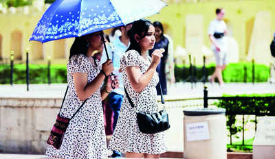 Rain dries up, mercury rising but weather pleasant for now