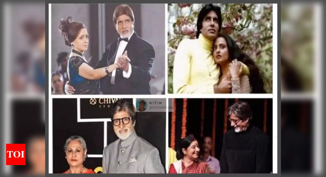Amitabh Bachchan’s ‘Hema, Rekha, Jaya Aur Sushma’ meme takes over the internet; fans share hilarious reactions – See photo | Hindi Movie News