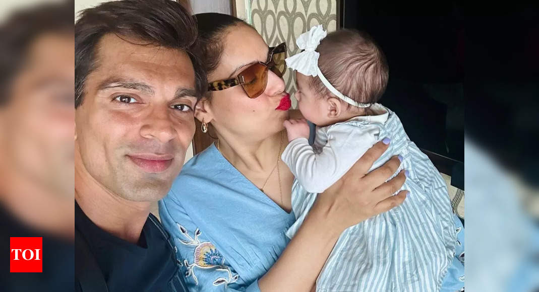 Bipasha Basu adorable picture with daughter Devi and Karan Singh Grover, calls it her ‘whole world’ | Hindi Movie News