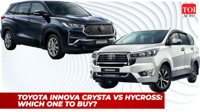 Innova Crysta vs Hycross price, features: Which Toyota MPV is good for ...