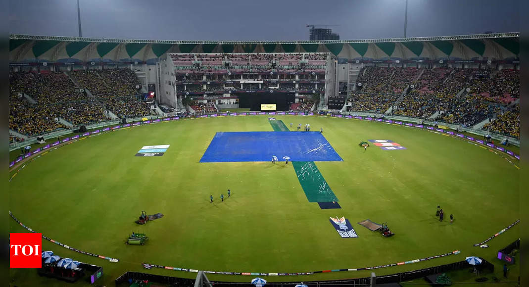 LSG vs CSK Highlights, IPL 2023: Lucknow Super Giants, Chennai Super Kings share points as match called off due to rain | Cricket News – Times of India