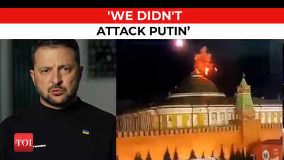 'We didn't attack Putin': Ukraine President Zelenskyy denies Ukraine's role in drone strike