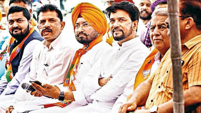 BJP throws 6 Union ministers, 3 MPs into Jalandhar campaign