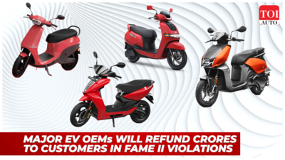After Ola Electric’s Rs 130 crore refund pledge, Ather, TVS, Hero Vida to refund customers for portable chargers