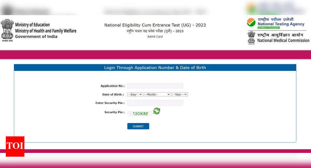 NEET UG 2023 Admit Card: NEET UG 2023 Admit Card download link ...