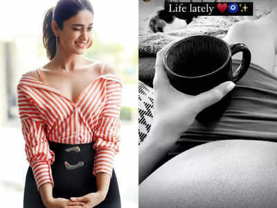 Ileana D'Cruz flaunts her baby bump for the first time