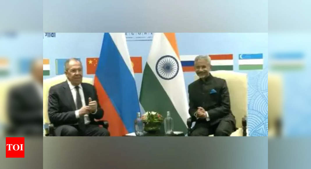 Jaishankar holds talks with Russian counterpart Lavrov | India News – Times of India