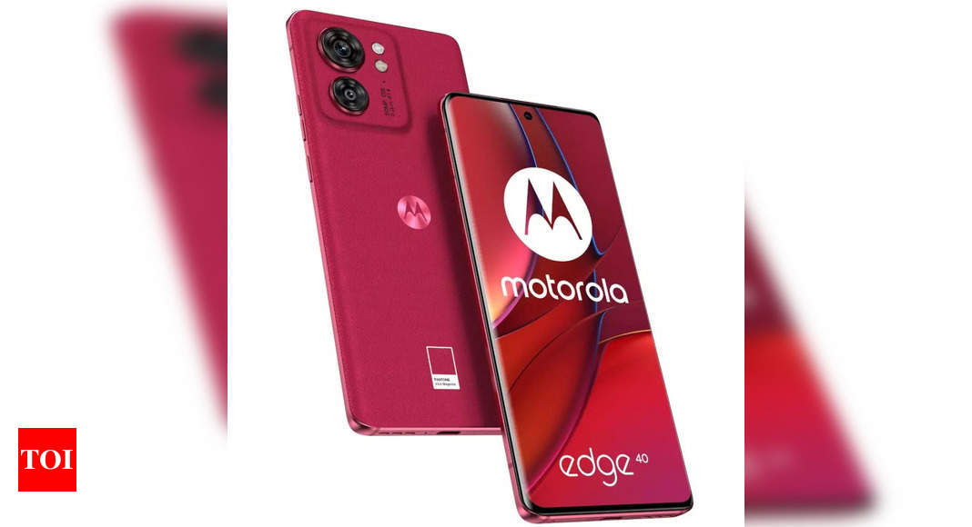 Motorola Edge 40 with Dimensity 8020, 50MP camera launched – Times of India