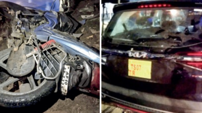 Delivery executive dead as woman techie runs amok in car at Hyderabad's Alwal